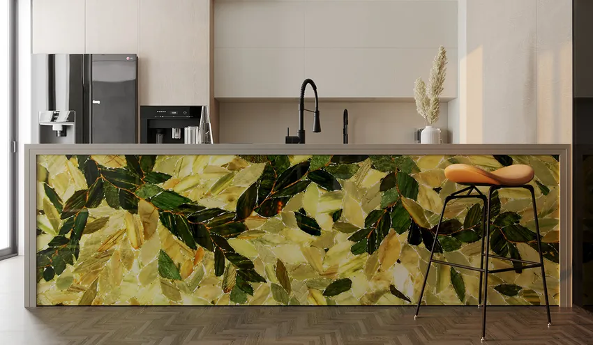 Кварц Quartz Green Leafs